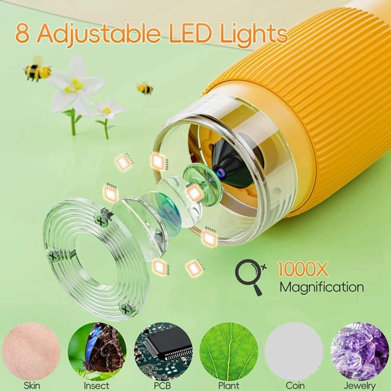 Portable Digital Kids Microscope